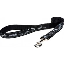 Rogz HL12-ROGZ Black Bone Köpek Gezdirme Tasması 1.4m M