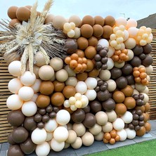 Trend Hediye Sepeti Çikolata Karamel Sütlü Kahve Deniz Kumu Balon 100 Adet ve 5 M Balon Zinciri