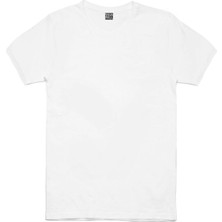 Rock&Roll Düz Baskısız 2 Beyaz 1 Siyah Kadın 3'lü Eko Paket T-Shirt