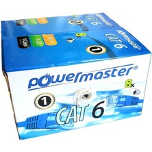 Powermaster Ethernet Network Cat6 Kablo 25AWG 305METRE