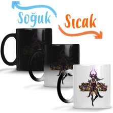 Baskı Dükkanı League Of Legends Sihirli Kupa Bardak Porselen