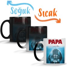 Baskı Dükkanı Papa Ghost Bc Sihirli Kupa Bardak Porselen