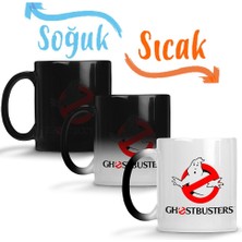 Baskı Dükkanı Ghostbusters Sihirli Kupa Bardak Porselen