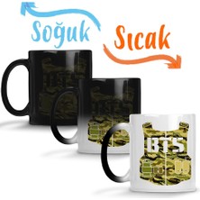 Baskı Dükkanı Bts Army Sihirli Kupa Bardak Porselen