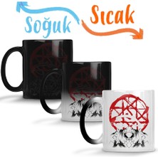 Baskı Dükkanı Alphonse Elric Sihirli Kupa Bardak Porselen