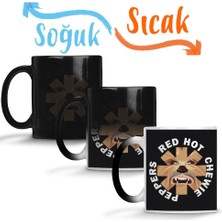 Baskı Dükkanı Red Hot Chewie Peppers Sihirli Kupa Bardak Porselen