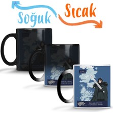 Baskı Dükkanı Winter Is Here Sihirli Kupa Bardak Porselen