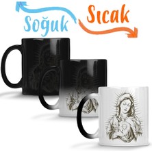 Baskı Dükkanı Maria De Nazare Sihirli Kupa Bardak Porselen