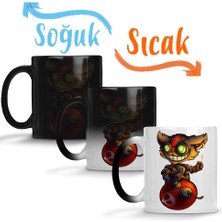 Baskı Dükkanı Ziggs Smile Sihirli Kupa Bardak Porselen