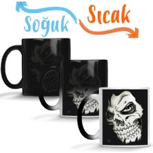 Baskı Dükkanı Caveira 06 Sihirli Kupa Bardak Porselen