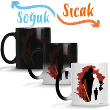 Baskı Dükkanı Luk And Dark Star Wars Sihirli Kupa Bardak Porselen