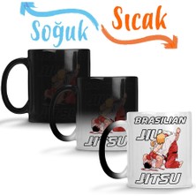 Baskı Dükkanı Brazilian Jiu Jitsu Brezilya Jiujitsusu 01 Sihirli Kupa Bardak Porselen