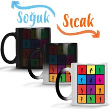 Baskı Dükkanı Girls Kız Sihirli Kupa Bardak Porselen