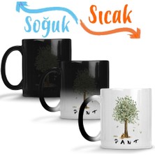 Baskı Dükkanı Cash Sant Dolar Sihirli Kupa Bardak Porselen