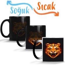 Baskı Dükkanı Tigre Sihirli Kupa Bardak Porselen