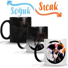 Baskı Dükkanı The King Of Fighters Sihirli Kupa Bardak Porselen