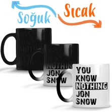 Baskı Dükkanı Know Nothing Sihirli Kupa Bardak Porselen