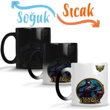Baskı Dükkanı Kayn Lol League Of Legends Sihirli Kupa Bardak Porselen