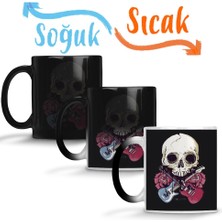 Baskı Dükkanı Skoll Gitarra Sihirli Kupa Bardak Porselen