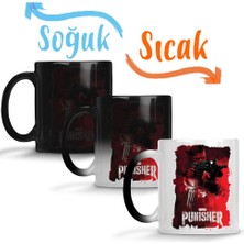 Baskı Dükkanı Punisher Sihirli Kupa Bardak Porselen