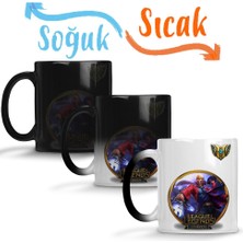 Baskı Dükkanı Draven Lol League Of Legends Sihirli Kupa Bardak Porselen