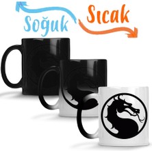 Baskı Dükkanı Mortal Combat Sihirli Kupa Bardak Porselen