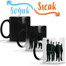 Baskı Dükkanı Linkin Park Sihirli Kupa Bardak Porselen