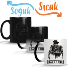 Baskı Dükkanı Days Gone Sihirli Kupa Bardak Porselen