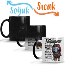 Baskı Dükkanı Destiny 2 Cayde 6 Procrastination Sihirli Kupa Bardak Porselen