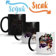 Baskı Dükkanı 10 Mandamentos Vs Meliodas Sihirli Kupa Bardak