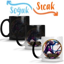 Baskı Dükkanı League Of Legends Jinx Sihirli Kupa Bardak Porselen