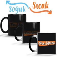 Baskı Dükkanı Seriado Full House Sihirli Kupa Bardak Porselen