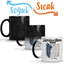 Baskı Dükkanı Atack On Titan 03 Sihirli Kupa Bardak Porselen