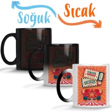 Baskı Dükkanı Circus Sihirli Kupa Bardak Porselen