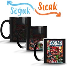 Baskı Dükkanı Conan Sihirli Kupa Bardak Porselen