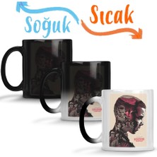 Baskı Dükkanı Strange Things Iıı Sihirli Kupa Bardak Porselen