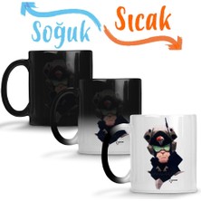 Baskı Dükkanı Soldado Do Futuro Sihirli Kupa Bardak Porselen