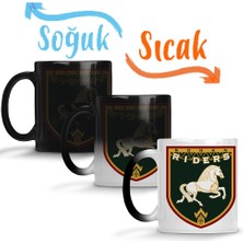 Baskı Dükkanı Yüzüklerin Efendisi  Of The Rings Rohan Riders Sihirli Kupa Bardak Porselen