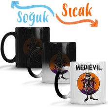 Baskı Dükkanı Medievil Sihirli Kupa Bardak Porselen