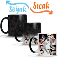 Baskı Dükkanı Freddie Mercury 07 Sihirli Kupa Bardak Porselen