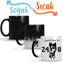 Baskı Dükkanı Kobe Bryant Legend Never Die Sihirli Kupa Bardak Porselen