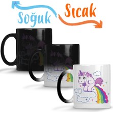 Baskı Dükkanı Unicorn 01 Sihirli Kupa Bardak Porselen