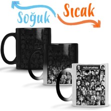 Baskı Dükkanı Yeşil Çam Kemal Sunal Sihirli Kupa Bardak Porselen