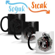 Baskı Dükkanı Captain Phasma Sihirli Kupa Bardak Porselen