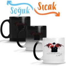 Baskı Dükkanı Atatürk 3 Sihirli Kupa Bardak Porselen