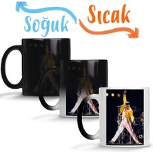 Baskı Dükkanı Freddie Mercury 05 Sihirli Kupa Bardak Porselen