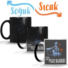 Baskı Dükkanı Peaky Blinders Sihirli Kupa Bardak Porselen