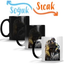 Baskı Dükkanı Rainbow Six Siege Sihirli Kupa Bardak Porselen