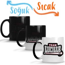 Baskı Dükkanı Team Lucille Sihirli Kupa Bardak Porselen