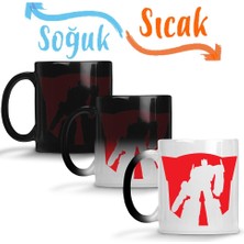 Baskı Dükkanı Transformers Symbol Of Freedom Sihirli Kupa Bardak Porselen